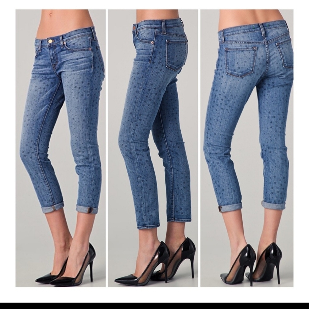 J Brand Aoki Vintage Star Capri Denim Jeans 26
